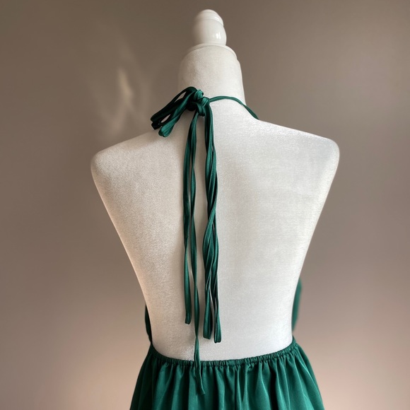 Surplice Satin Gown - Picture 6 of 10